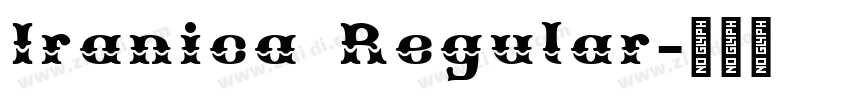Iranica Regular字体转换
